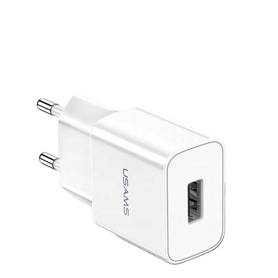 USAMS CC060 Travel Charger Adapter Electronic Accessories Usb Wall Charger Single Ports US Plug Adapter