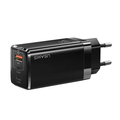 USAMS US-CC110 High Quality 65W GaN Mini Fast Wall Charger For Laptop/Mobile Phone/Tablet